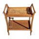 Service with chestnut wheels trolley