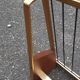 Vintage brass and teak coat rack
