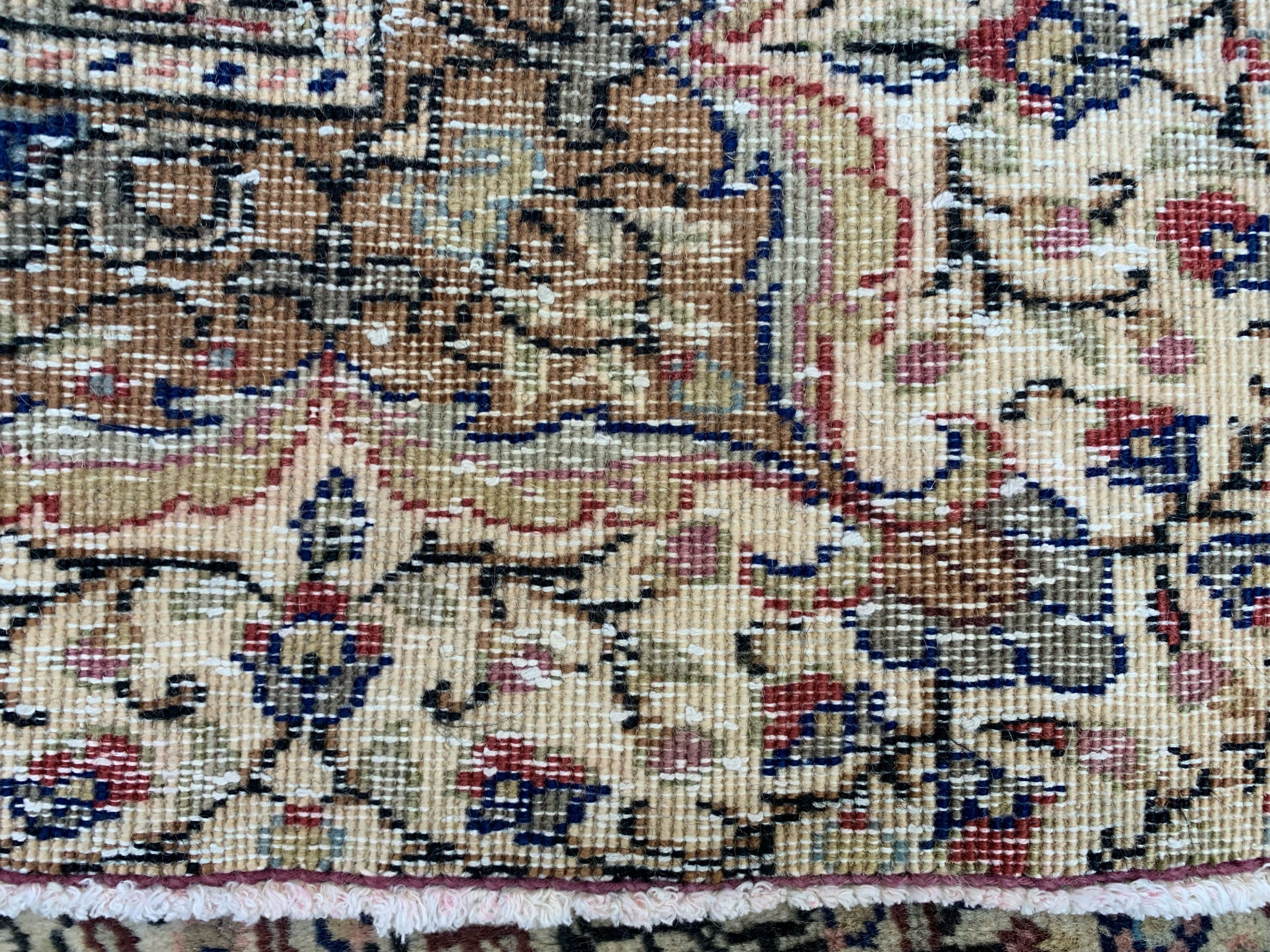 Vintage Turkish Rug 290x195 cm, Tribal Wool Carpet Large