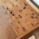 Table chevet en bois ciré