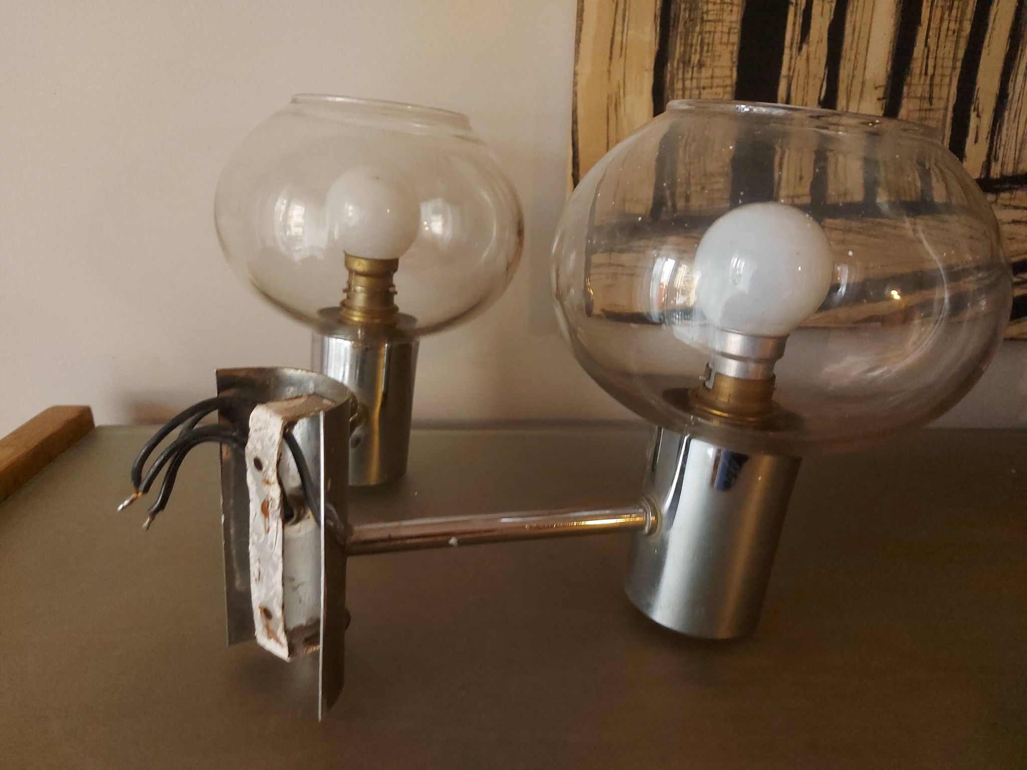 Sciolari vintage double wall light