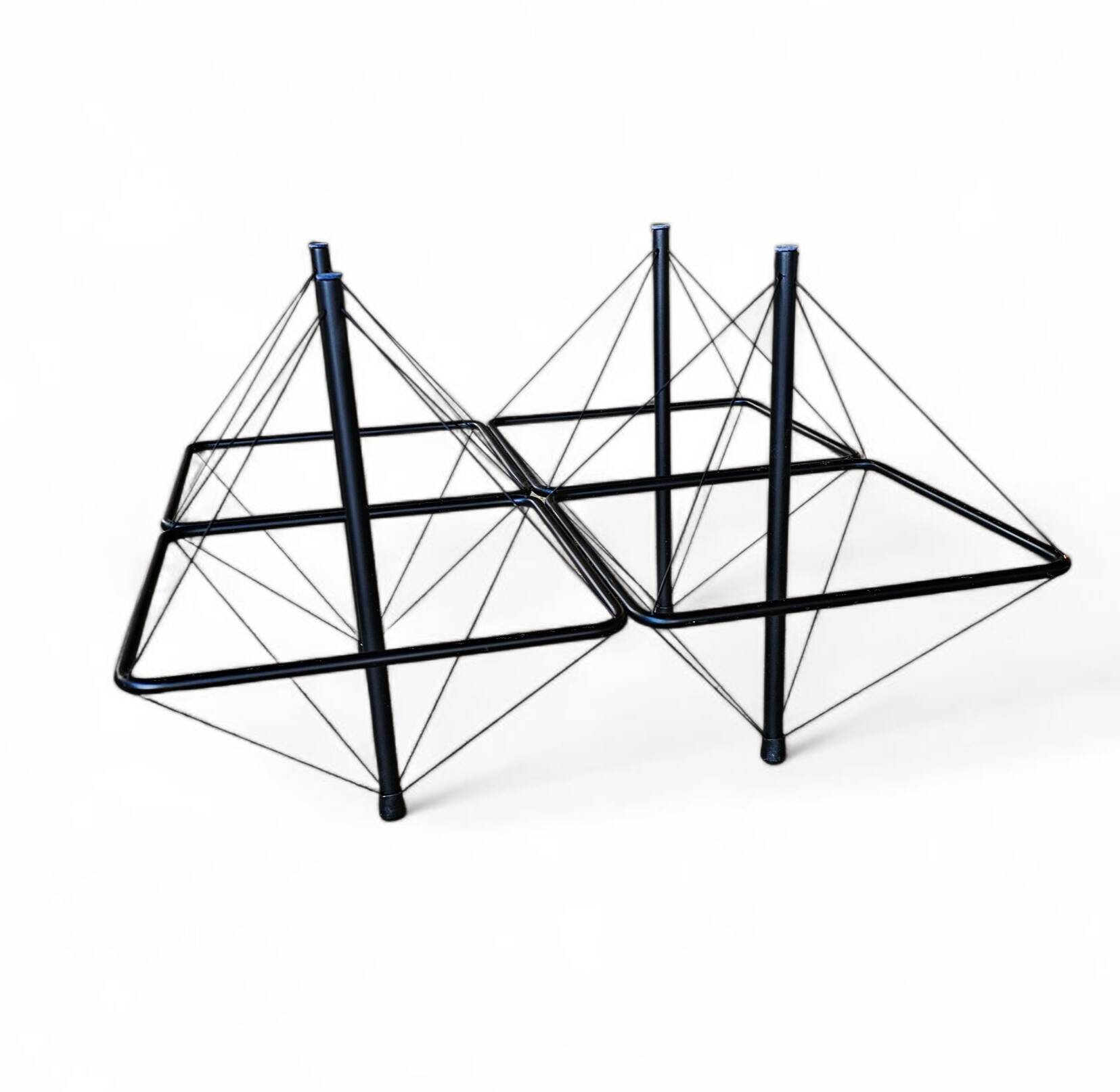 Rare wire coffee table 1980s