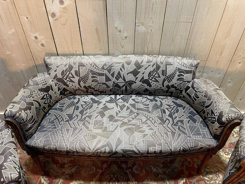 Salon Art Déco style Louis XVI Canapé - Fauteuils - Chaises