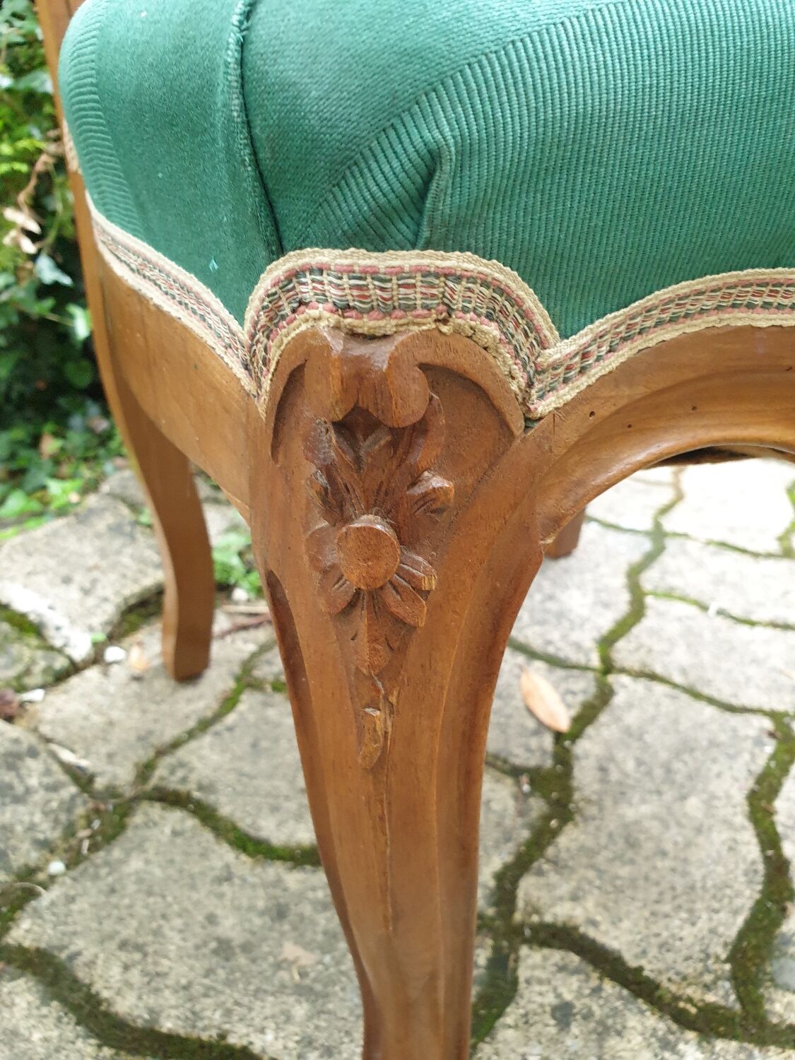 Louis XV upholstered armchair