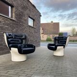 Joe Colombo Elda design armchair, Longhi edition