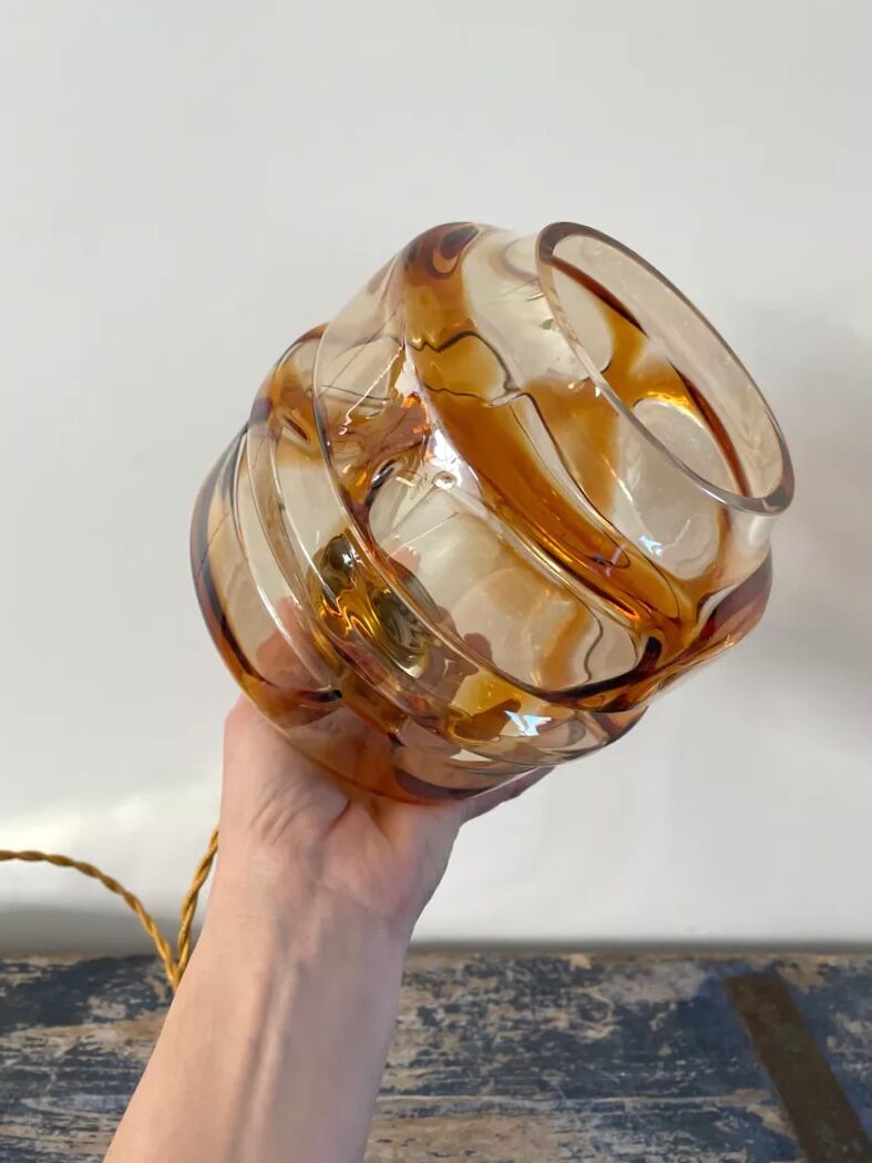 Vintage Murano glass pendant lamp