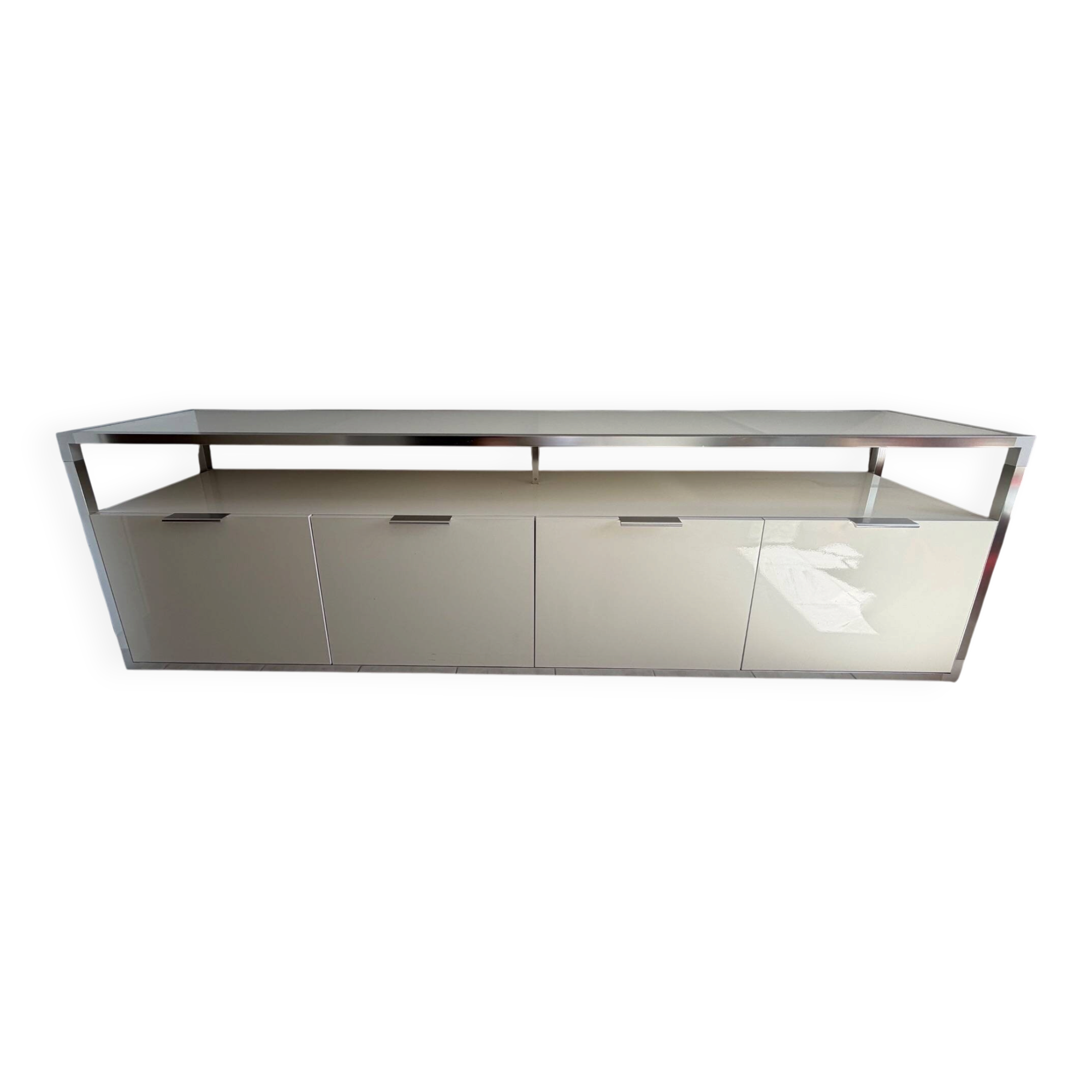 Buffet ligne roset dedicato par didier gomez – laqué blanc
