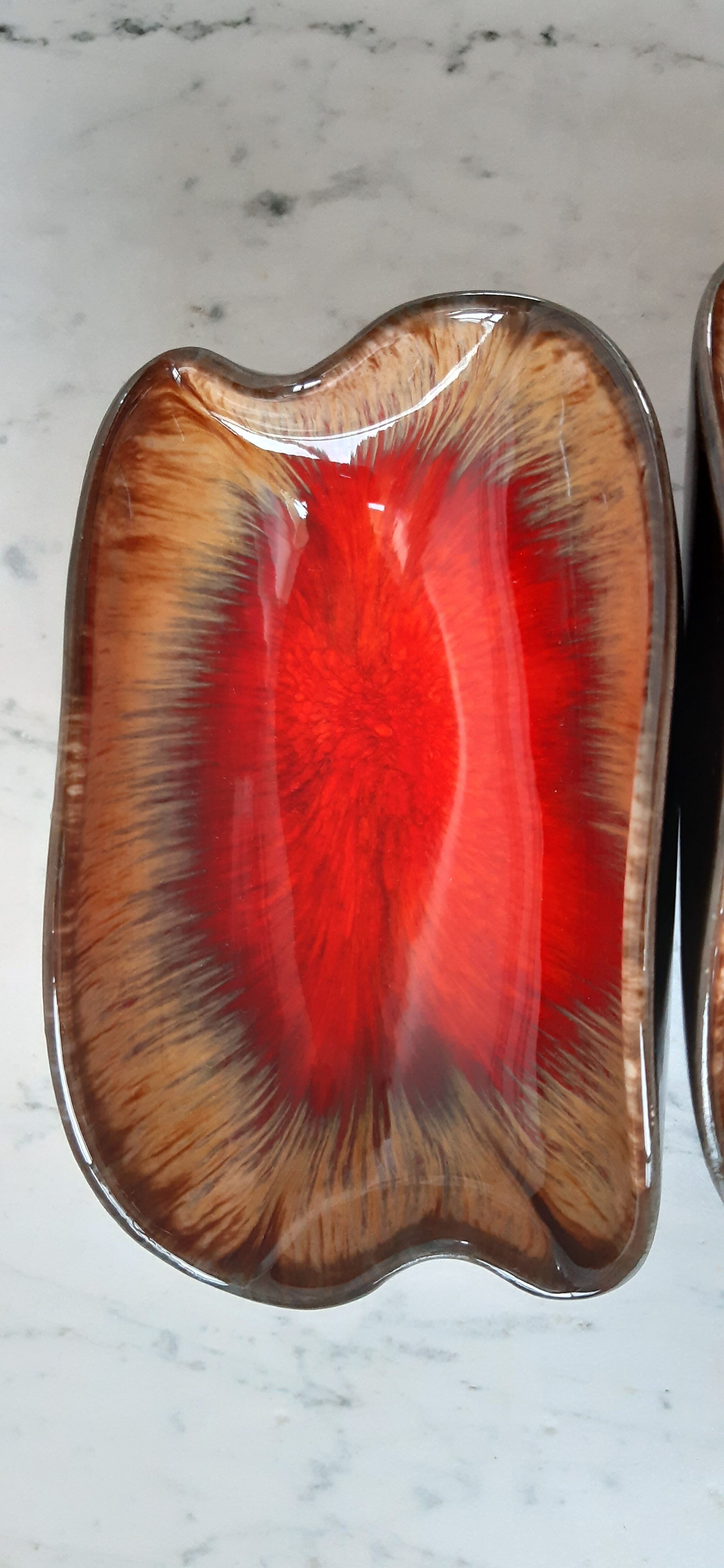 Duo of empty pocket / raviers Vallauris 70s