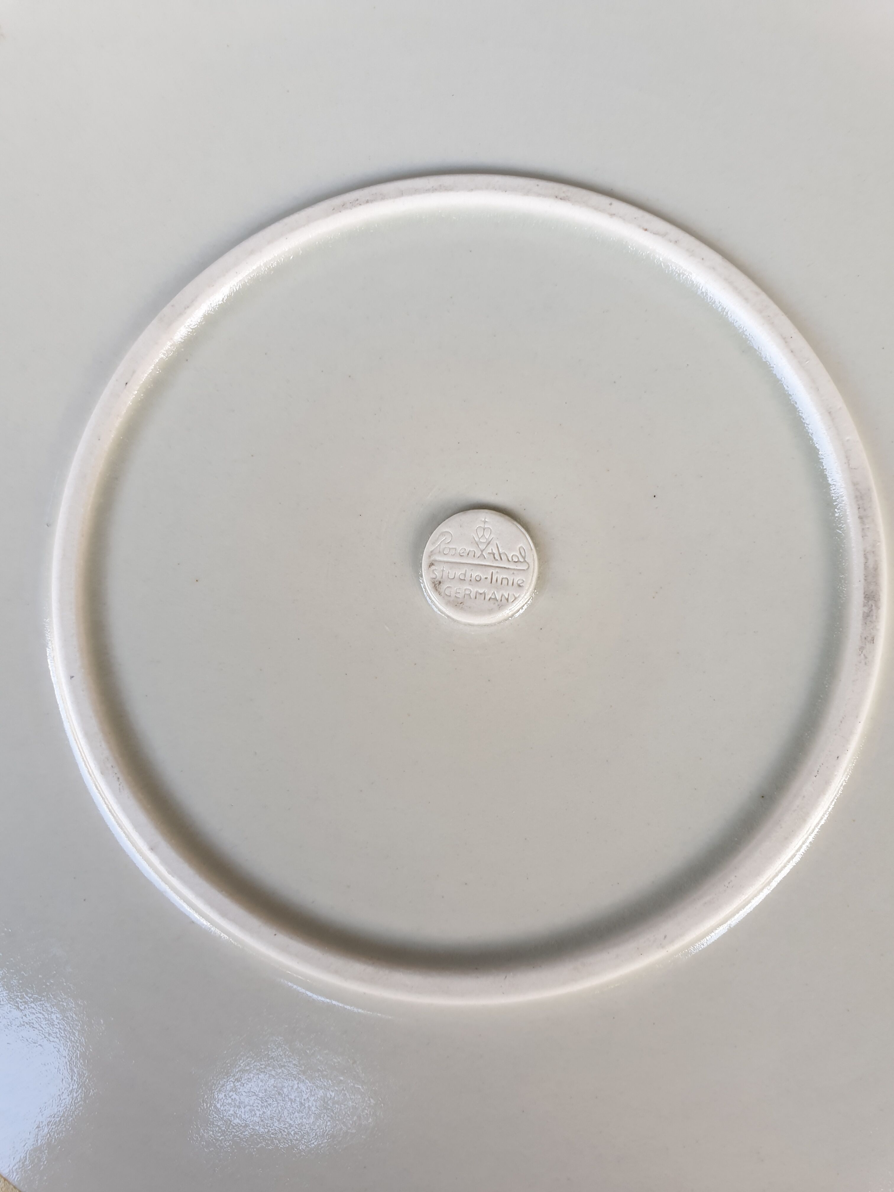 Round dish Rosenthal Germany Siena Brown 1970s