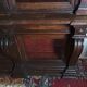 Empire-style solid pine workshop library from the 19th century.