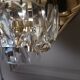 Vintage crystal wall sconce