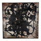 abstract painting, oil and concretions on panel No. 16, LM Londot 1963