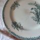 Ste Amandinoise iron earth compote bowl, Muguet model