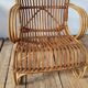 Louis Sognot vintage rattan armchair