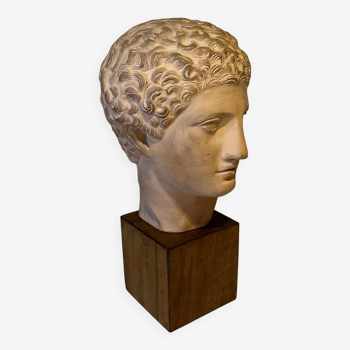 Greek plaster head