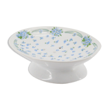 Soap holder flowers forget-me-not ceramic