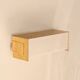 Vintage brass and Perspex wall light, France 1960.