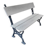 Old cast iron garden bench 114cms long