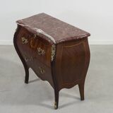 French mahogany veneer chest of drawers from the 1930's