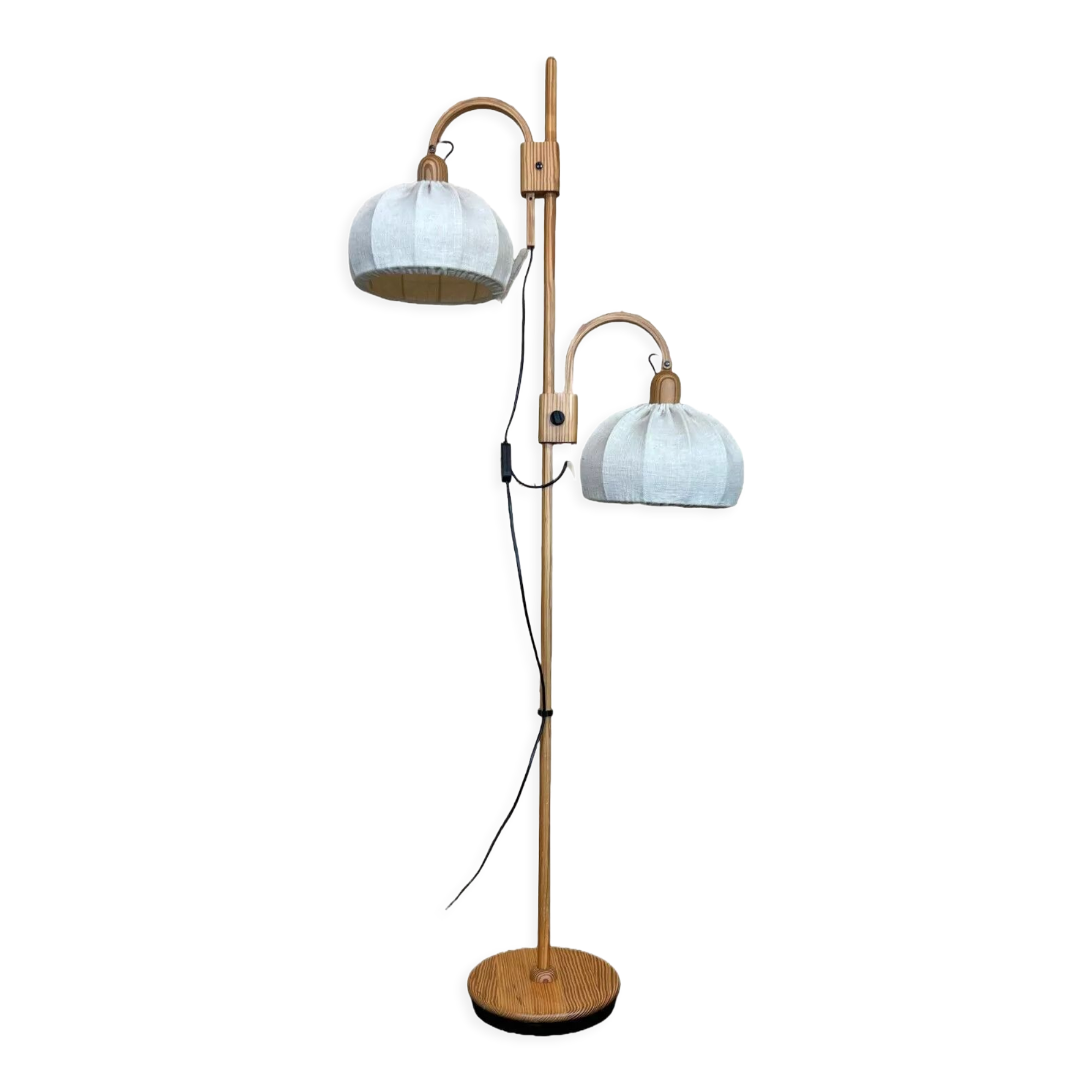 Floor lamp Domus pine Danish design Denmark, 60/70