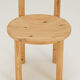 Set of 6 dining chairs in pine