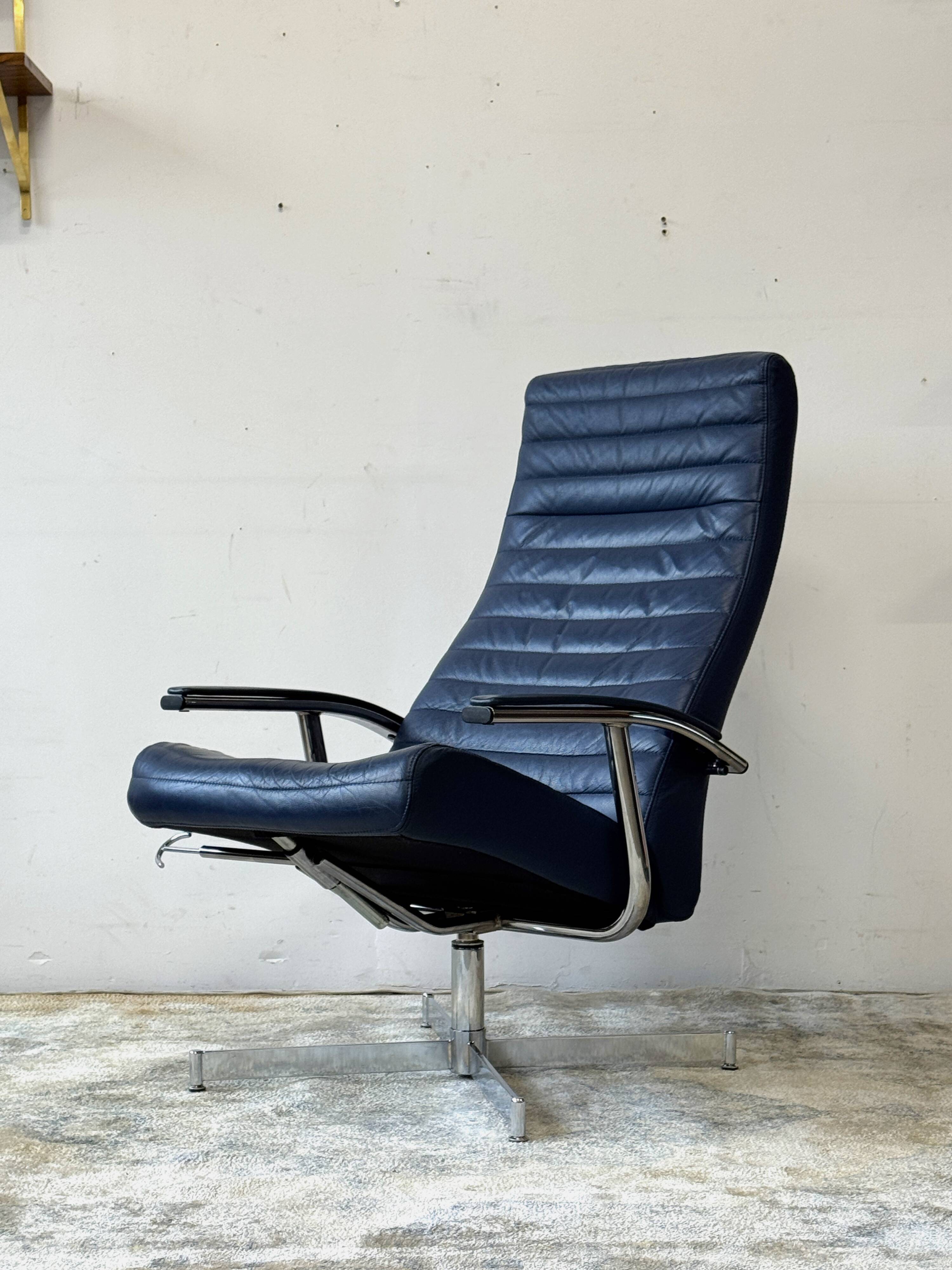 Swivel Lounge Chair, Bolia, Denmark, 1970s, mid-century, vintage