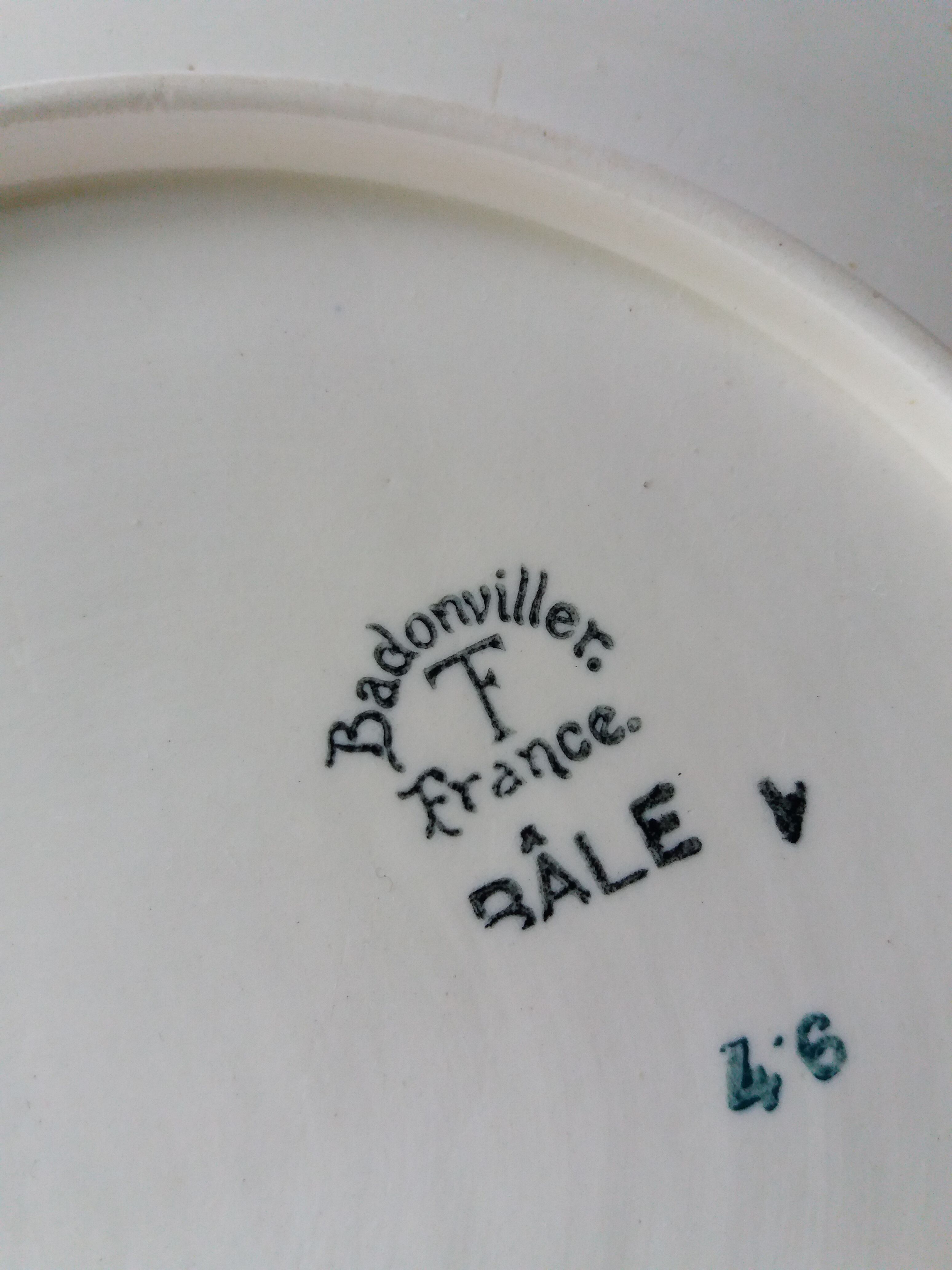 Service plate Badonviller
