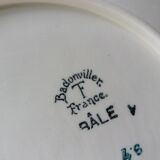 Plat de service Badonviller Art Déco