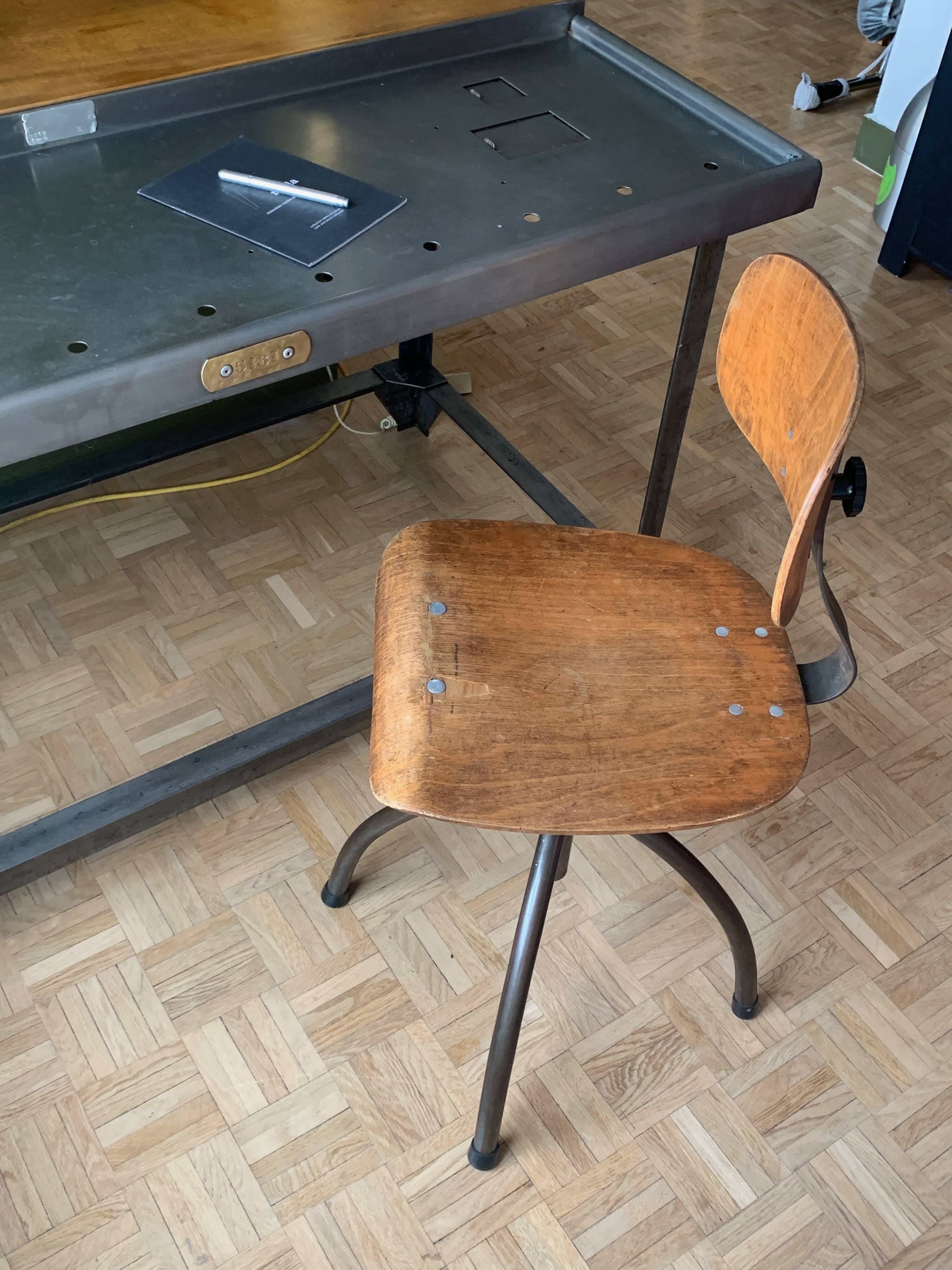 Industrial architect chair