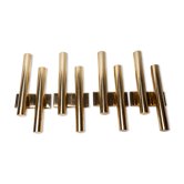 Lot of 4 golden wall lamps