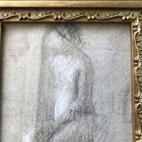 Drawing 30s "The seated woman"