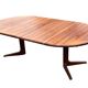 Vintage Teak Glostrup Dining Table Extendable Oval 1970s