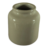 Mustard pot glazed gray sandstone