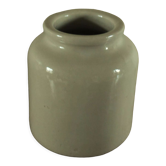 Mustard pot glazed gray sandstone
