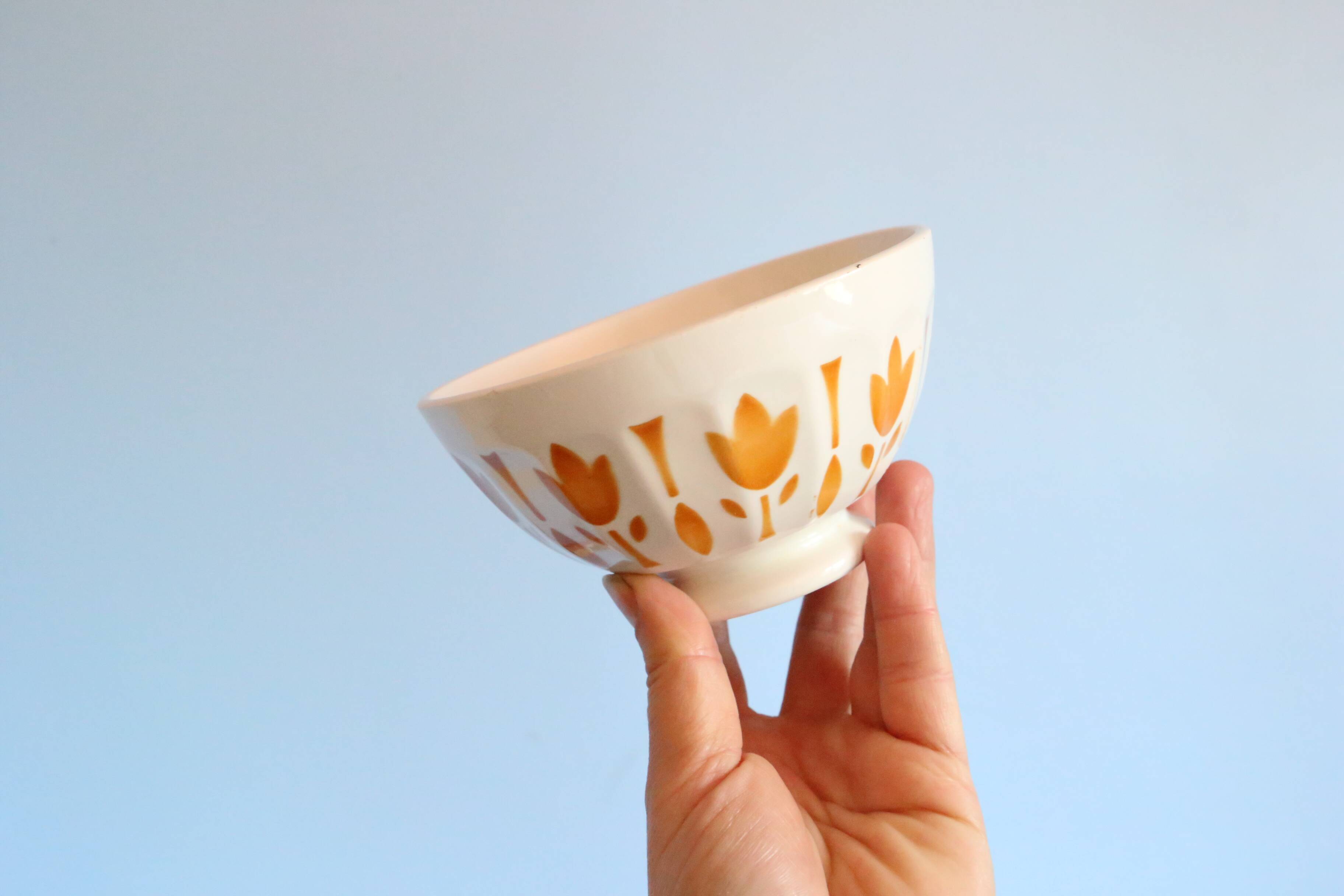 Vintage Sarreguemines bowl
