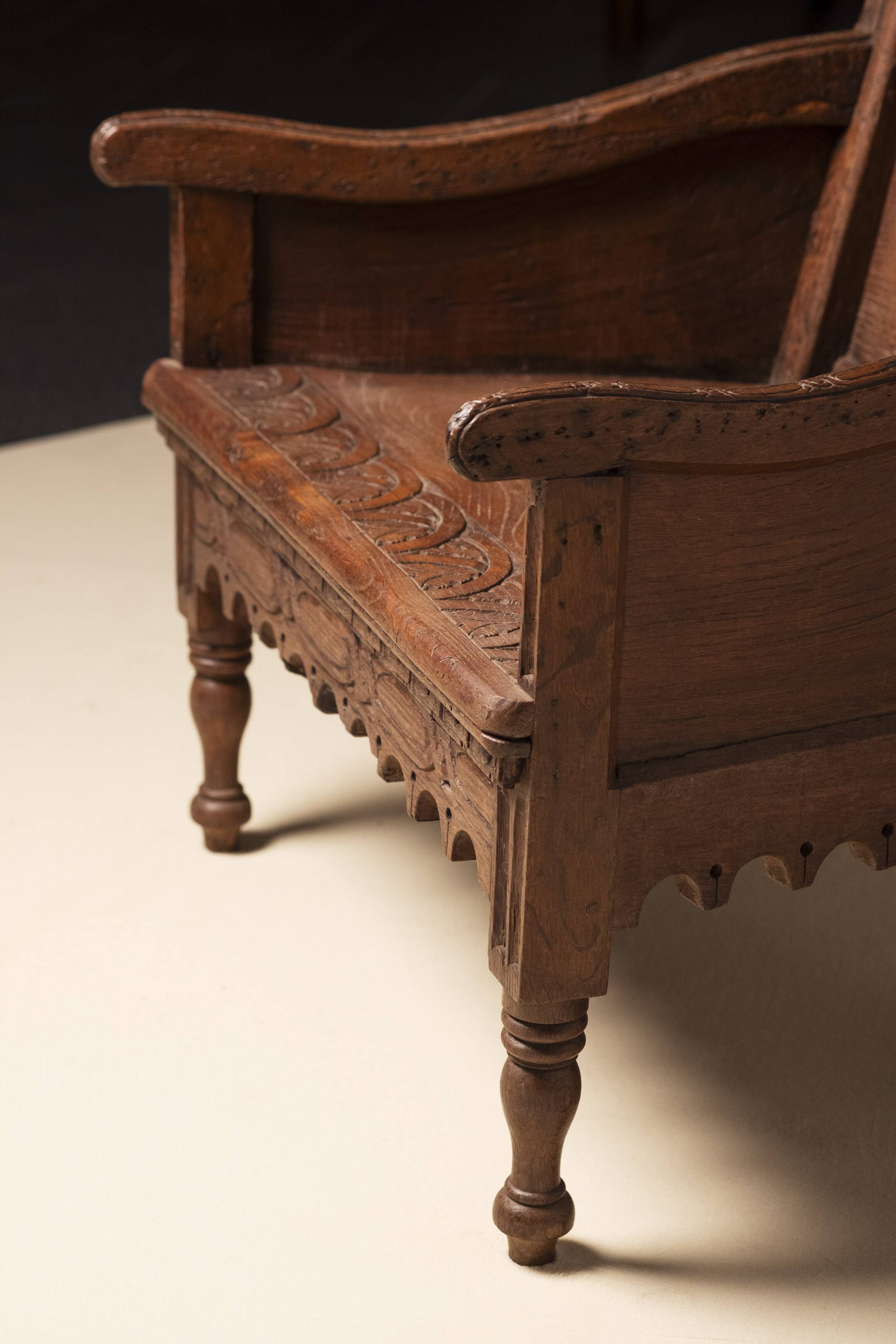 Early 19th Century Oak Wainscot Chair