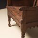 Chaise en chêne à lambris du début du 19e siècle