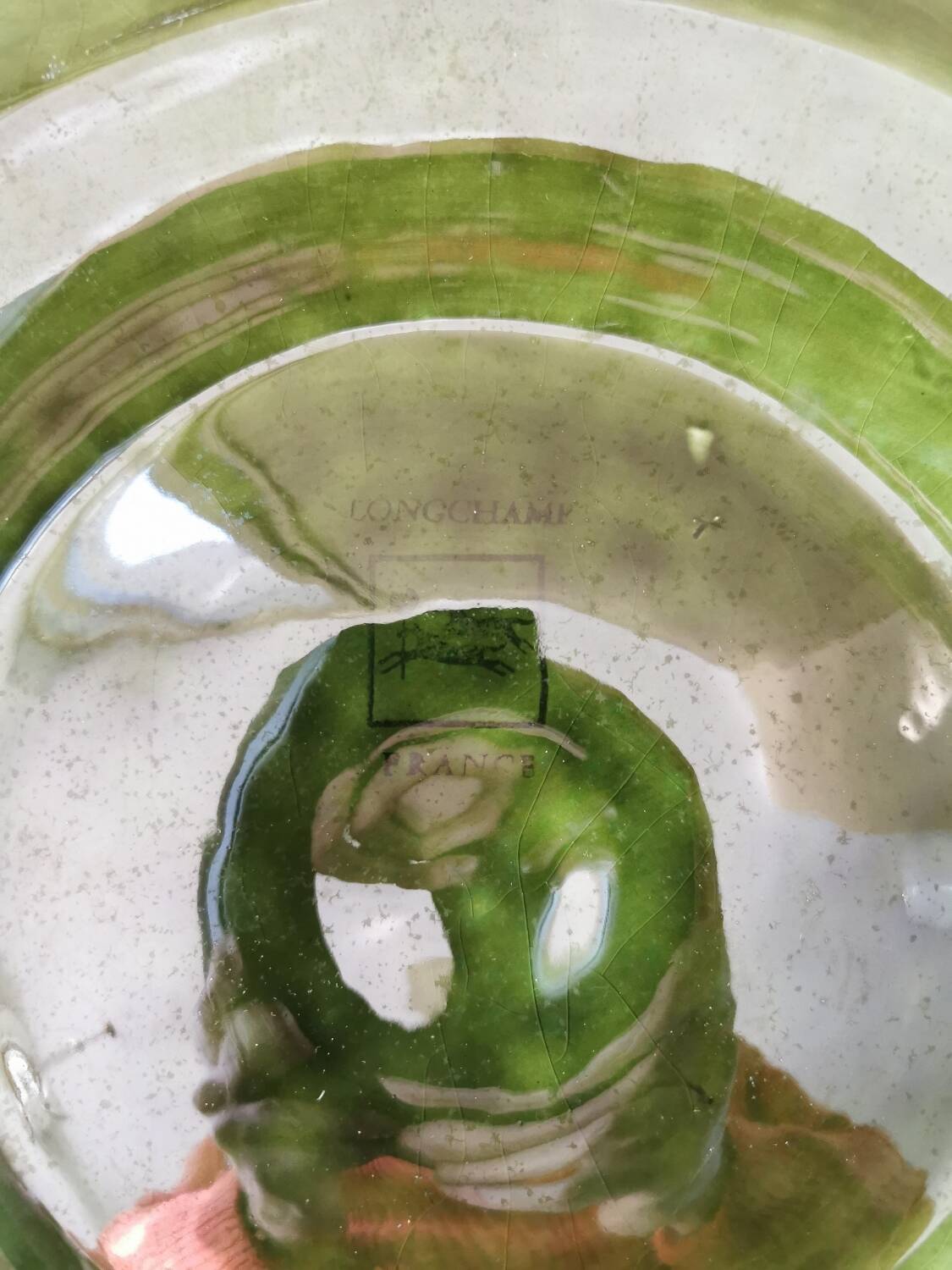 Service à coquillages en barbotine Longchamp