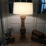 Ancient oak lamp