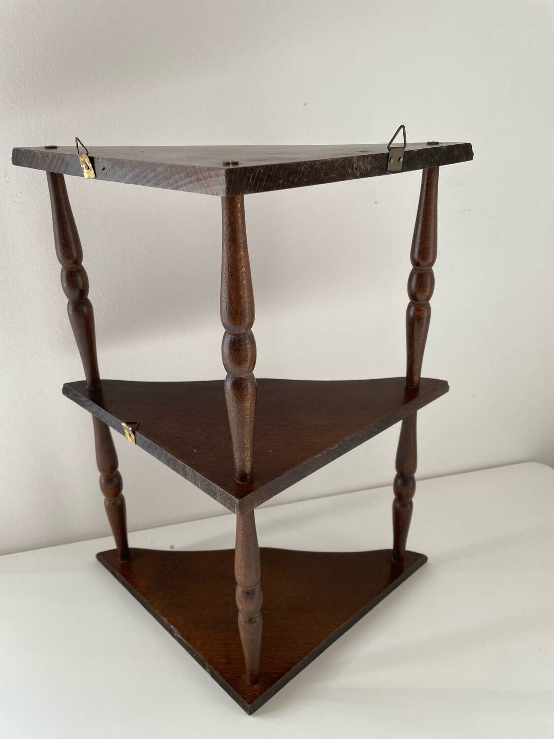 Small corner wall shelf