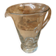 Antique Vintage Clear Blown Glass Pitcher