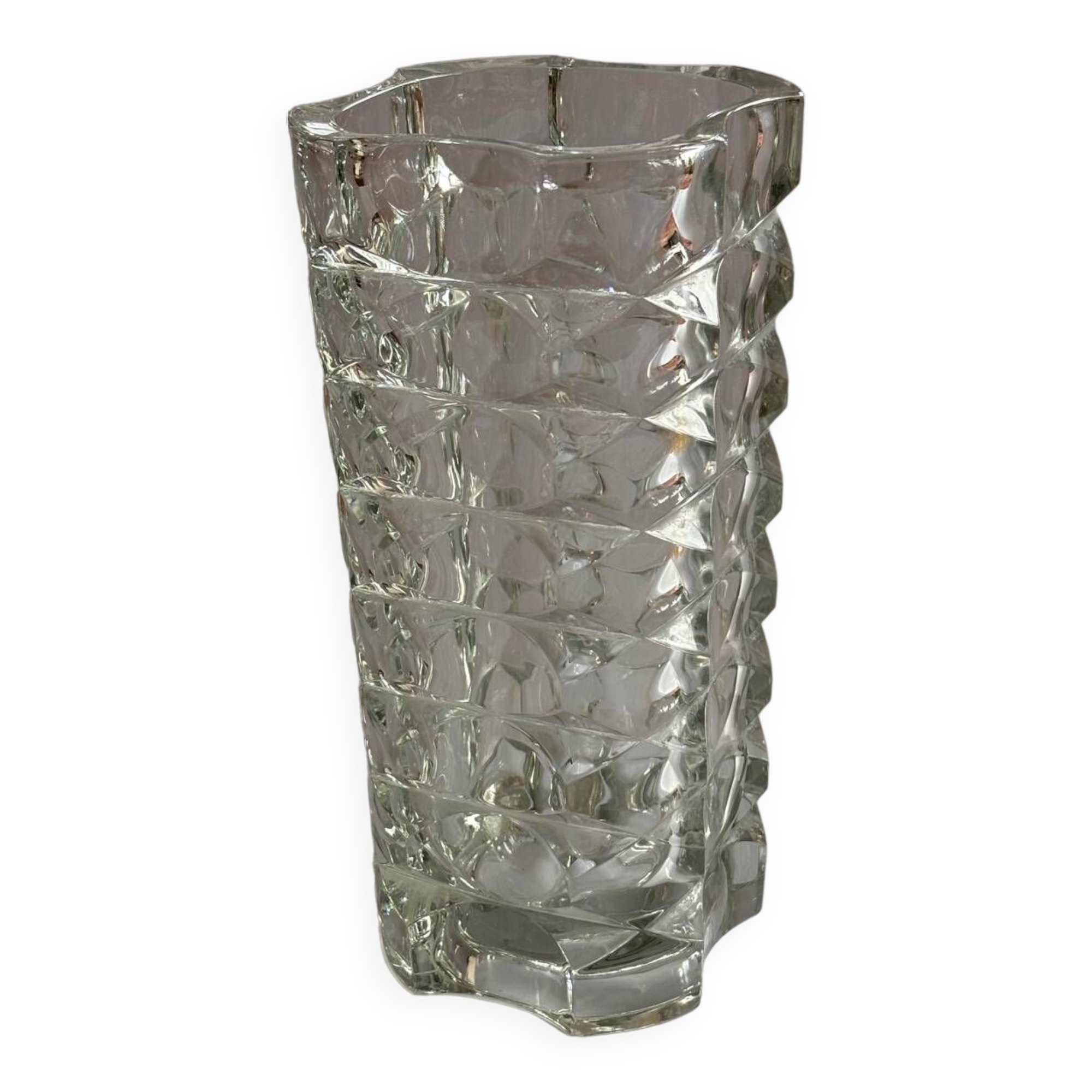 Vintage Luminarc Windsor crystal vase