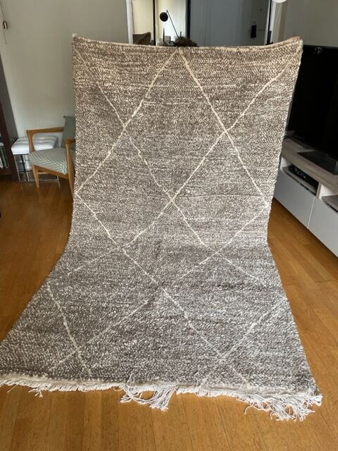 Carpet blessed ouarain speckled beige 254 x 146 cm