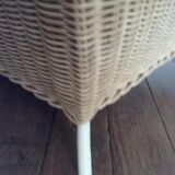 Vintage wicker toy box