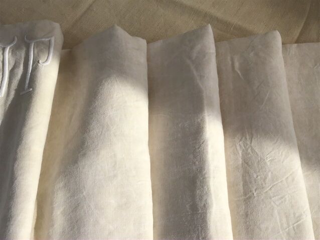 Linen sheet 2 people marked JP