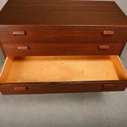 Commode en teck et hêtre de Børge Mogensen, Søborg Møbler