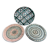3 Vallauris Robert Picault plates