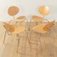 Flötotto dining chairs, model "mosquito", vintage