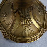 O. Lelievre bronze lamp by Susse Frères
