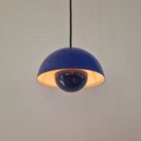 Blue Flowerpot pendant lamp by Verner Panton for Louis Poulsen, Denmark 60s